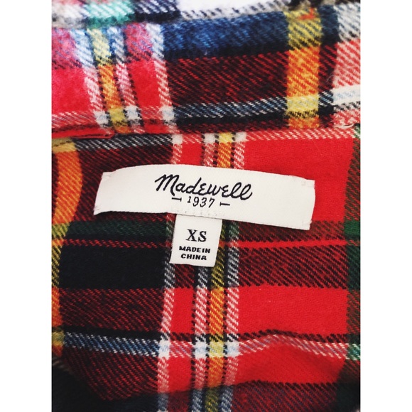 Madewell flannel button up 🌲 - Picture 4 of 4